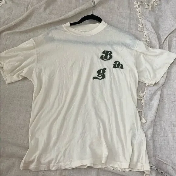 Anine Bing Ashton Vintage Cream Bing Tee Size Small - Picture 5 of 14